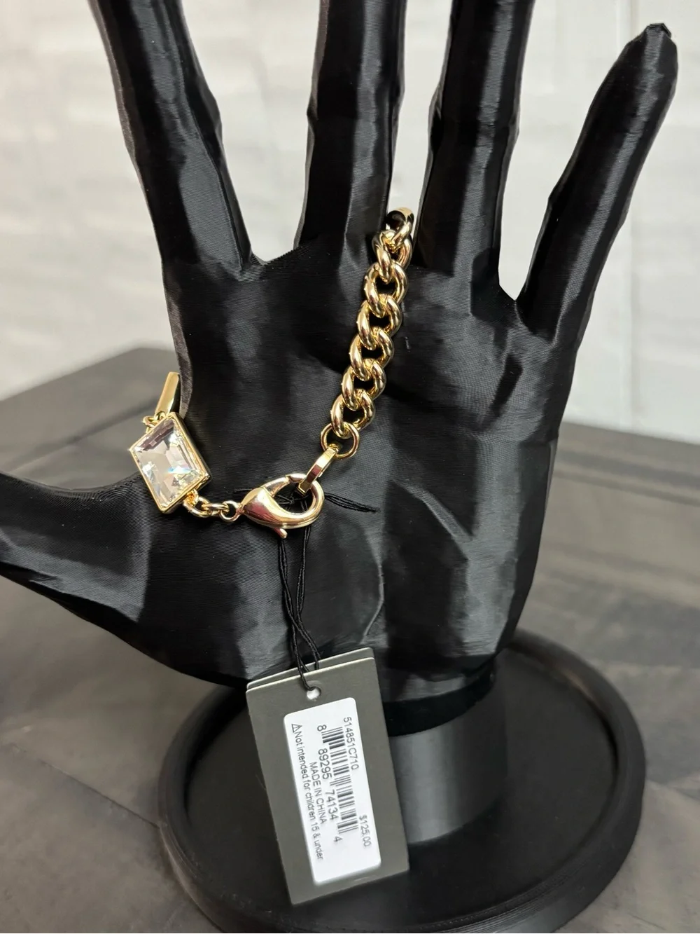 AllSaints Geometric Crystal Bracelet
